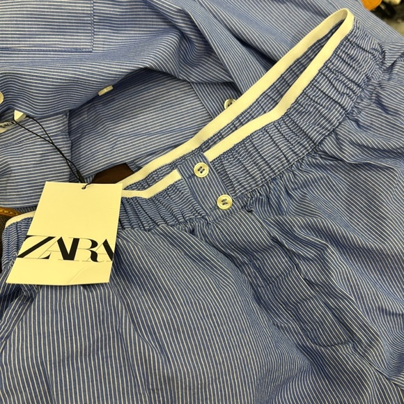 Zara blue striped set - Picture 3 of 3
